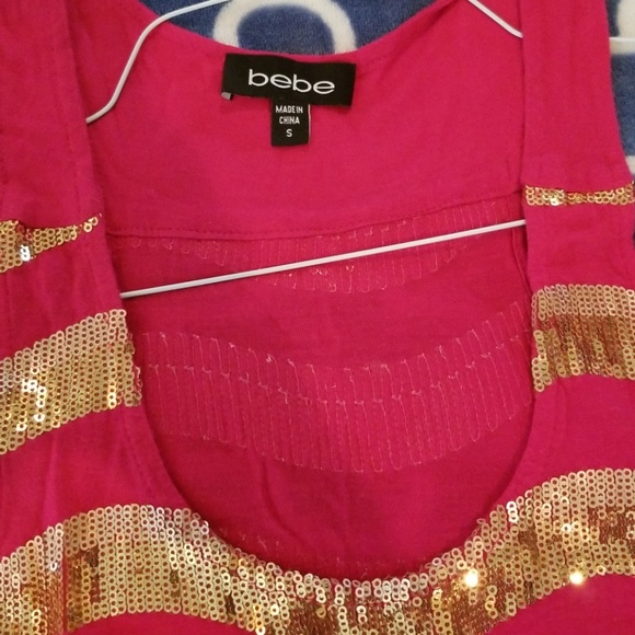 Bebe Small Magenta with gold sequin - Picture 5 of 8
